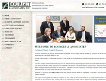 Tablet Screenshot of bourgetgroup.com